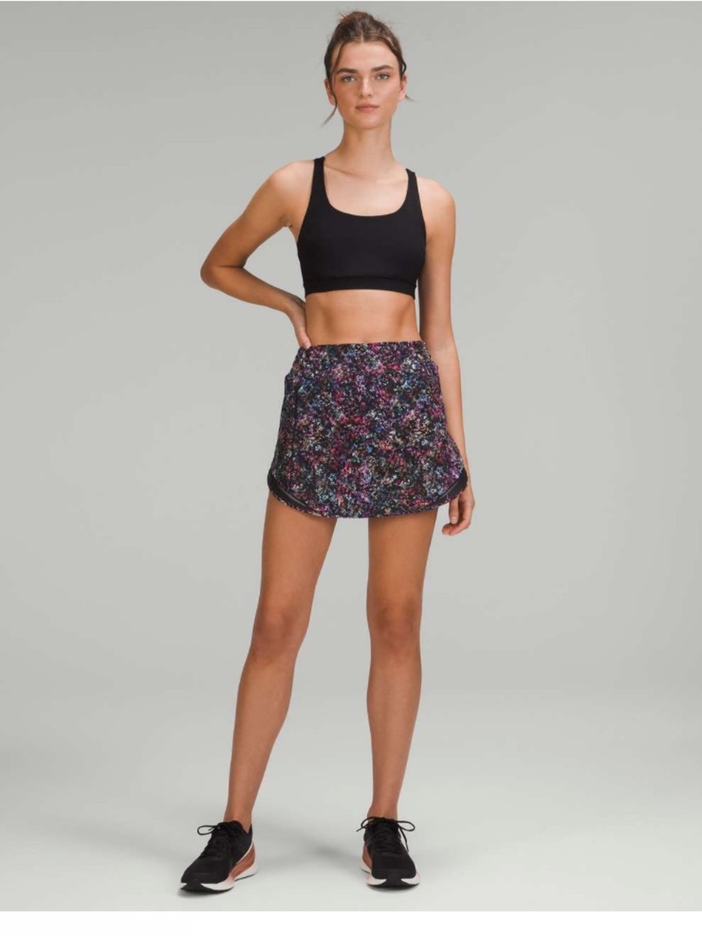 Lululemon Hotty Hot High-Rise Skirt Long in Floral Spray Multi Sz 10